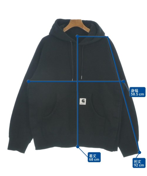 sacai（サカイ）パーカー 黒 サイズ:3(L位) メンズ/2200640777029