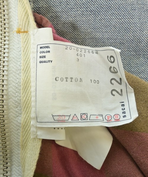 sacai（サカイ）スウェット 青 サイズ:3(L位) メンズ/2200628610041