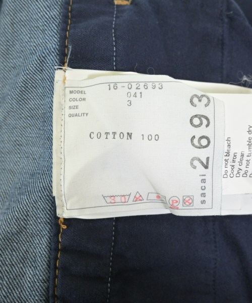 sacai（サカイ）カジュアルシャツ 紺 サイズ:3(L位) メンズ/2200628610058