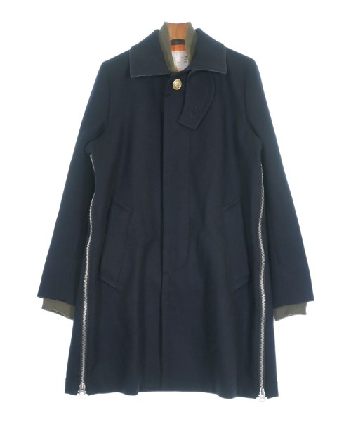 sacai(サカイ)ステンカラーコート 紺 サイズ:2(M位)/2200641021015