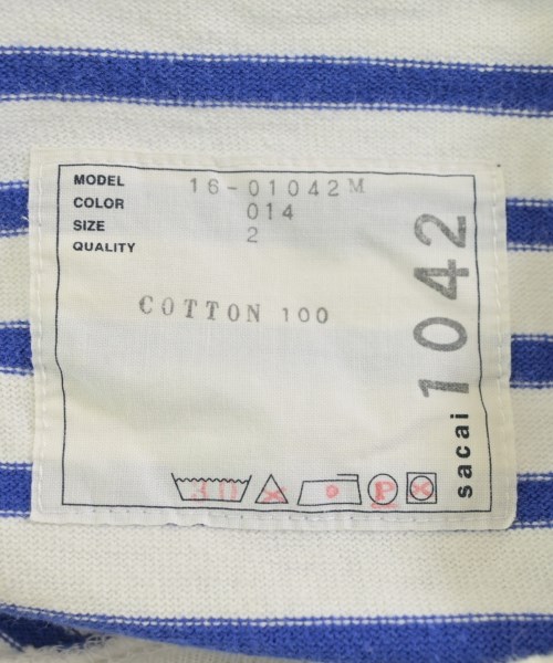 sacai（サカイ）Tシャツ・カットソー 白 サイズ:2(M位) レディース/2200641427022