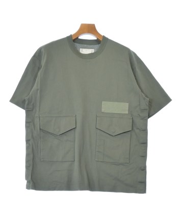 sacai（サカイ）Tシャツ・カットソー カーキ サイズ:3(L位) メンズ