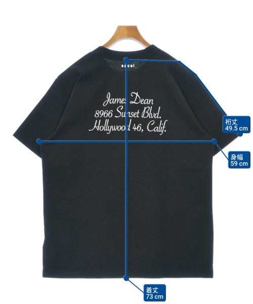 sacai（サカイ）Tシャツ・カットソー 黒 サイズ:5(XXL位) メンズ/2200642607089
