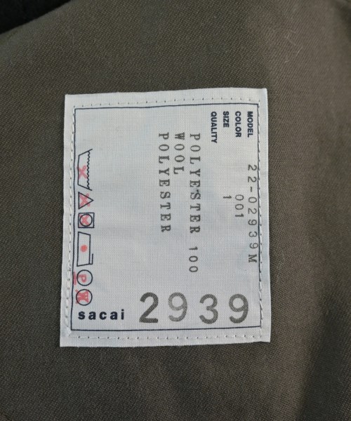 sacai（サカイ）その他 黒 サイズ:1(S位) メンズ/2200642957023