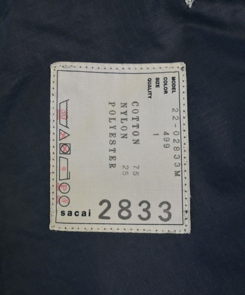 sacai（サカイ）その他 青 サイズ:1(S位) メンズ/2200642957030