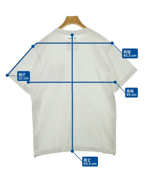 sacai（サカイ）Tシャツ・カットソー 白 サイズ:2(M位) メンズ/2200643361010