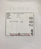 sacai（サカイ）Tシャツ・カットソー 白 サイズ:4(XL位) メンズ/2200636452114