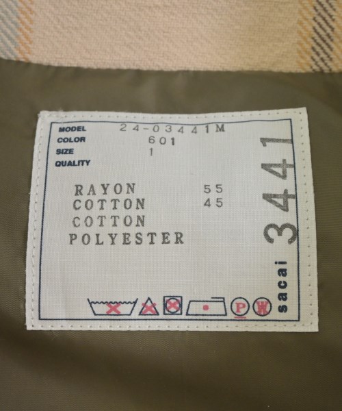 sacai（サカイ）その他 茶 サイズ:1(S位) メンズ/2200640089061