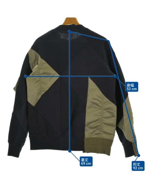 sacai（サカイ）スウェット 紺 サイズ:2(M位) メンズ/2200643846012