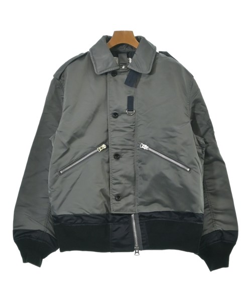 sacai(サカイ)ミリタリーブルゾン グレー サイズ:2(M位)/2200644035019