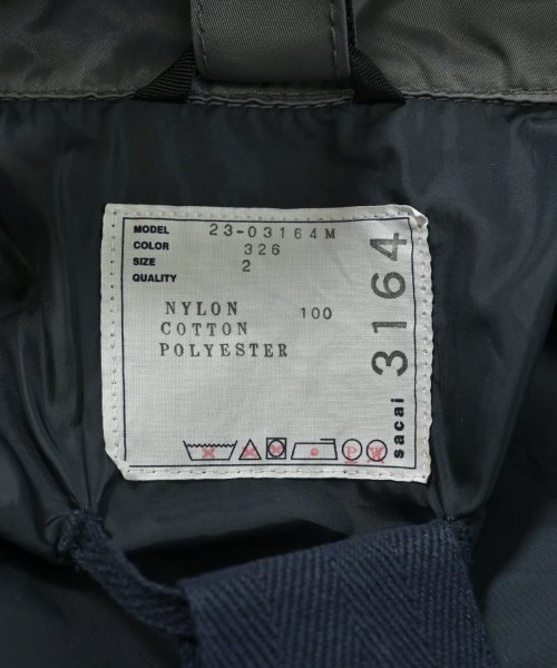 sacai（サカイ）ミリタリーブルゾン グレー サイズ:2(M位) メンズ/2200644035019
