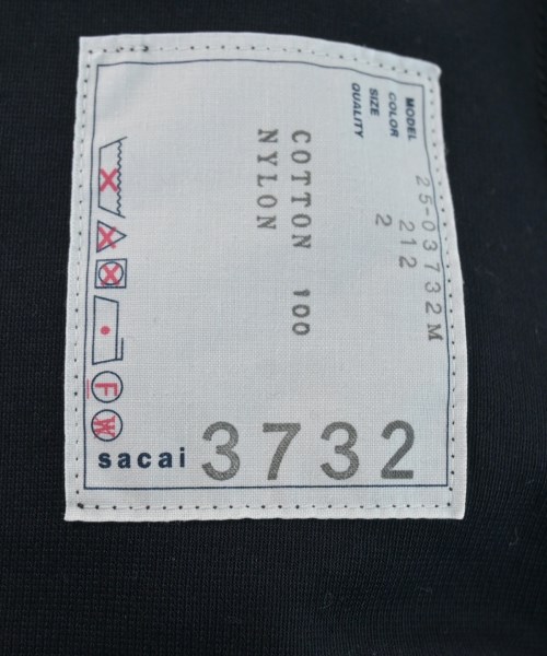 sacai（サカイ）Tシャツ・カットソー 黒 サイズ:2(M位) メンズ/2200644813037