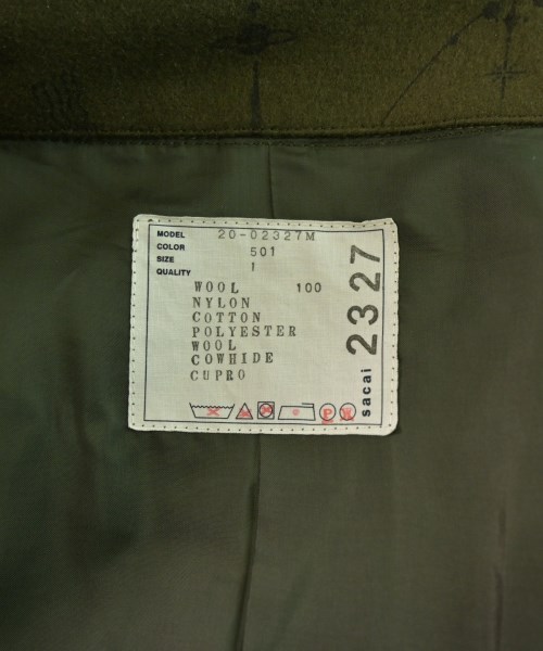 sacai（サカイ）その他 カーキ サイズ:1(S位) メンズ/2200644877015