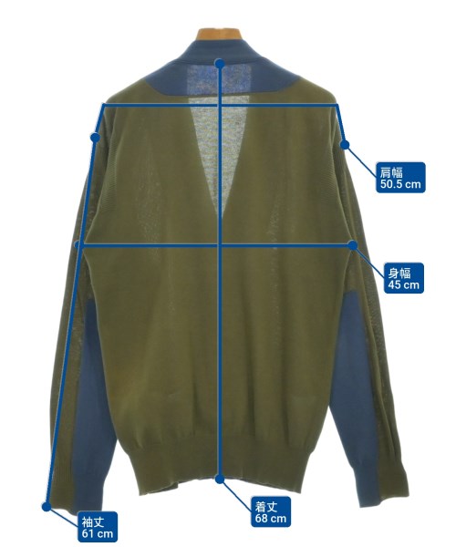 sacai（サカイ）カーディガン カーキ サイズ:1(S位) メンズ/2200563844037