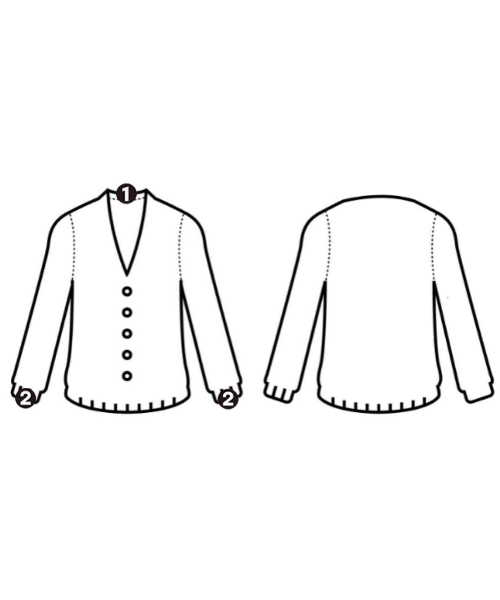 sacai（サカイ）カーディガン グレー サイズ:1(S位) メンズ/2200536033031