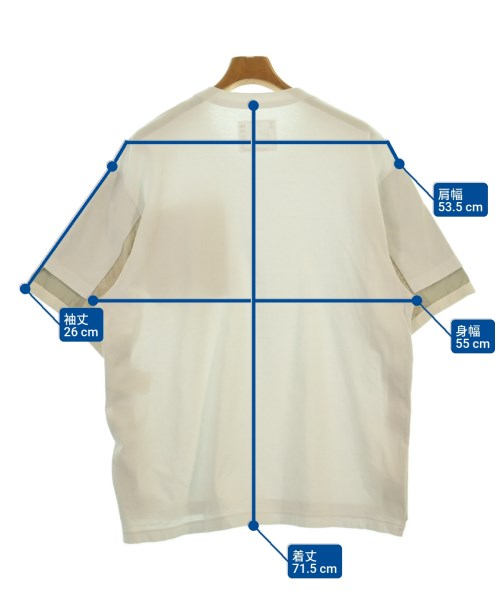 sacai（サカイ）Tシャツ・カットソー 白 サイズ:3(L位) メンズ/2200535539077