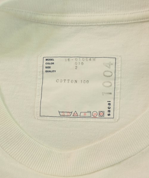 sacai（サカイ）Tシャツ・カットソー 白 サイズ:2(M位) メンズ/2200537751095