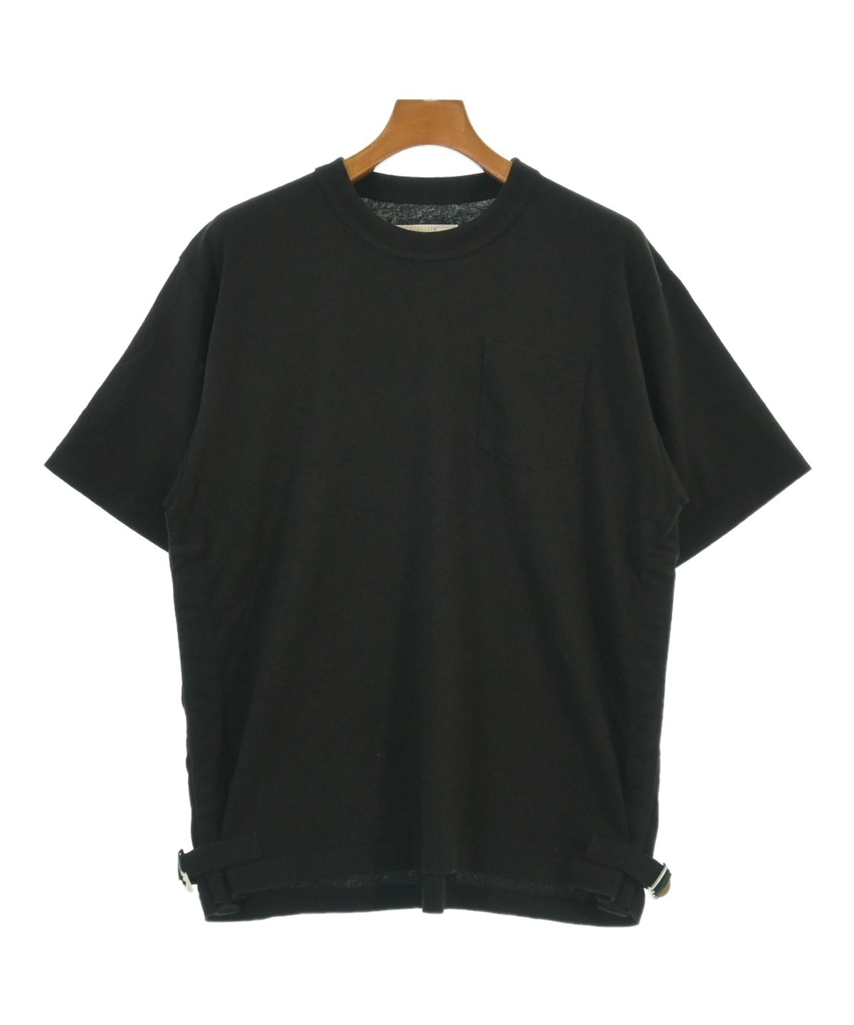 sacai / 半袖カットソー/2/コットン/BLK/21-02587M sacai◇半袖カットソー/2/コットン/BLK/21-02587M Cotton T-Shirt / 異