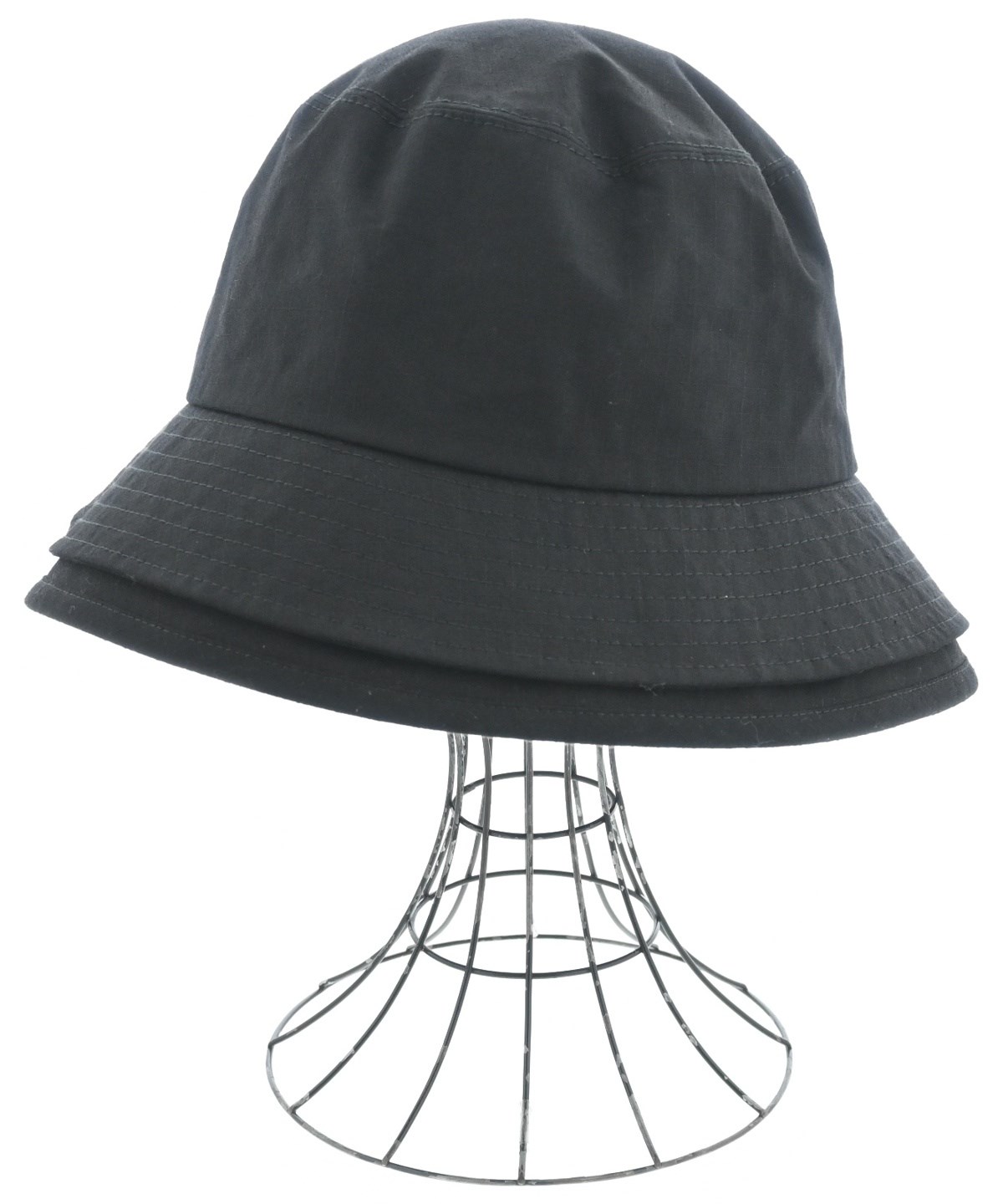 【極美品】SACAI サカイ レイヤード バケットハット バケハ 黒 sacai(サカイ) Pocket Double Brim Hat Nylon Twillバケット