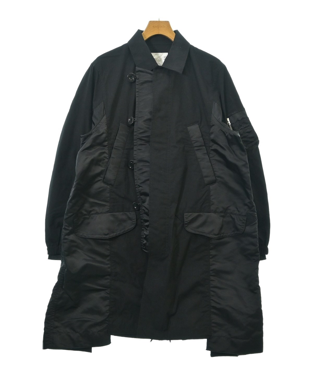 sacai サカイ ボアリバーシブルコート サイズ1 ブラック sacai（サカイ）その他 黒 サイズ:1(S位) メンズ/2200599045019