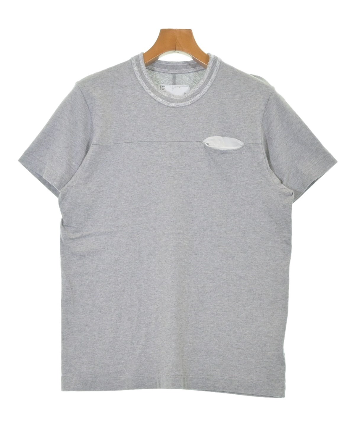 sacai（サカイ）Tシャツ・カットソー グレー サイズ:1(S位