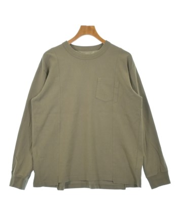 VIP価格☆【sacai】クルーネック 半袖 コットンTシャツ sacai(サカイ) 22SSCotton Twill T-Shirtロゴ刺繍切替ドッキング