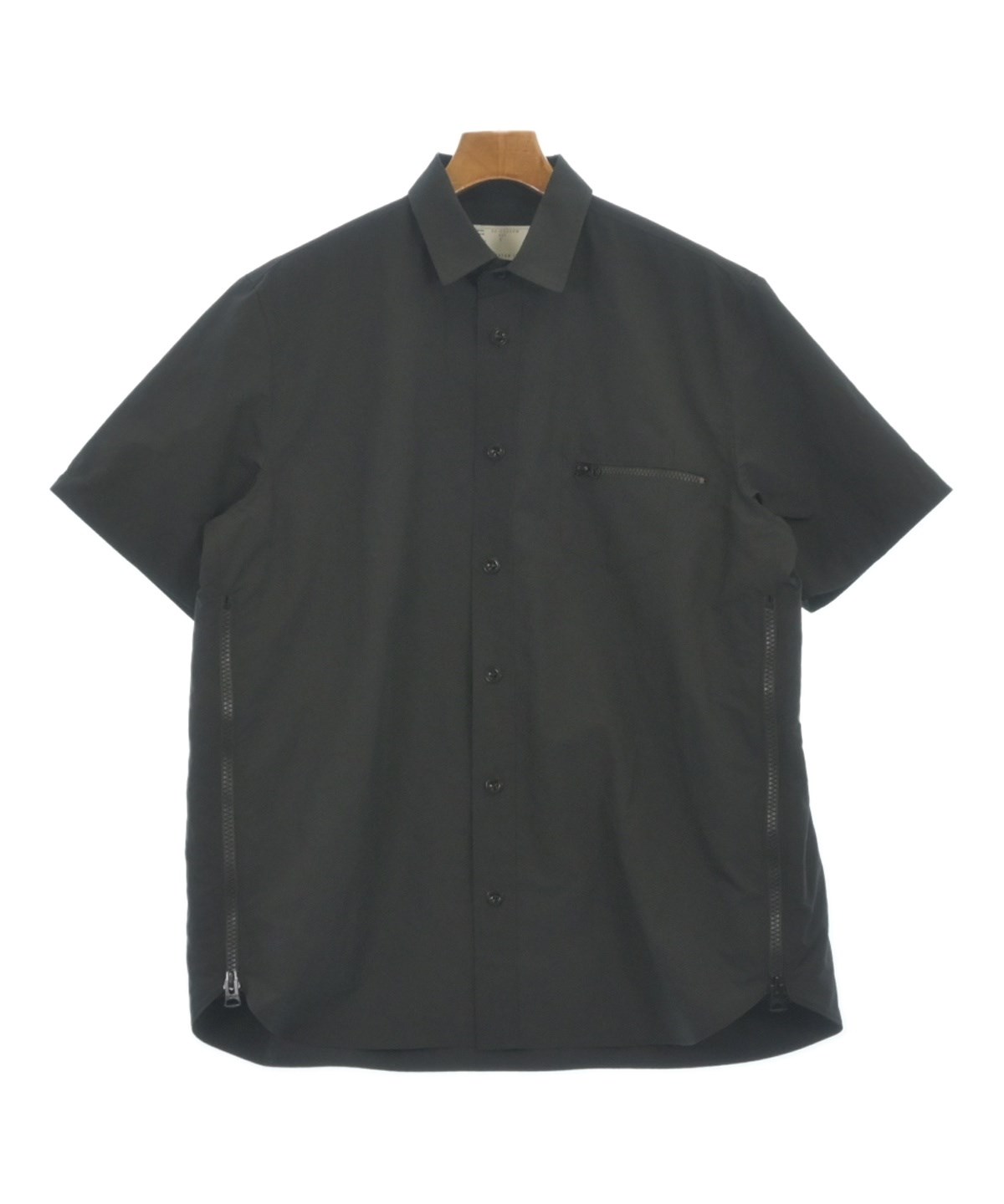 【美品】sacai × Dr.woo 半袖シャツ サイズ2 sacai×Dr．Woo タトゥーロゴ刺繍フレアスカTシャツ19-04808 19