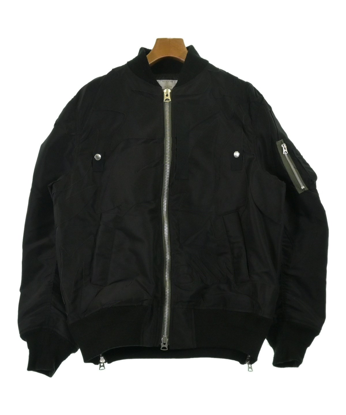 sacai（サカイ）ミリタリーブルゾン 黒 サイズ:1(S位) メンズ