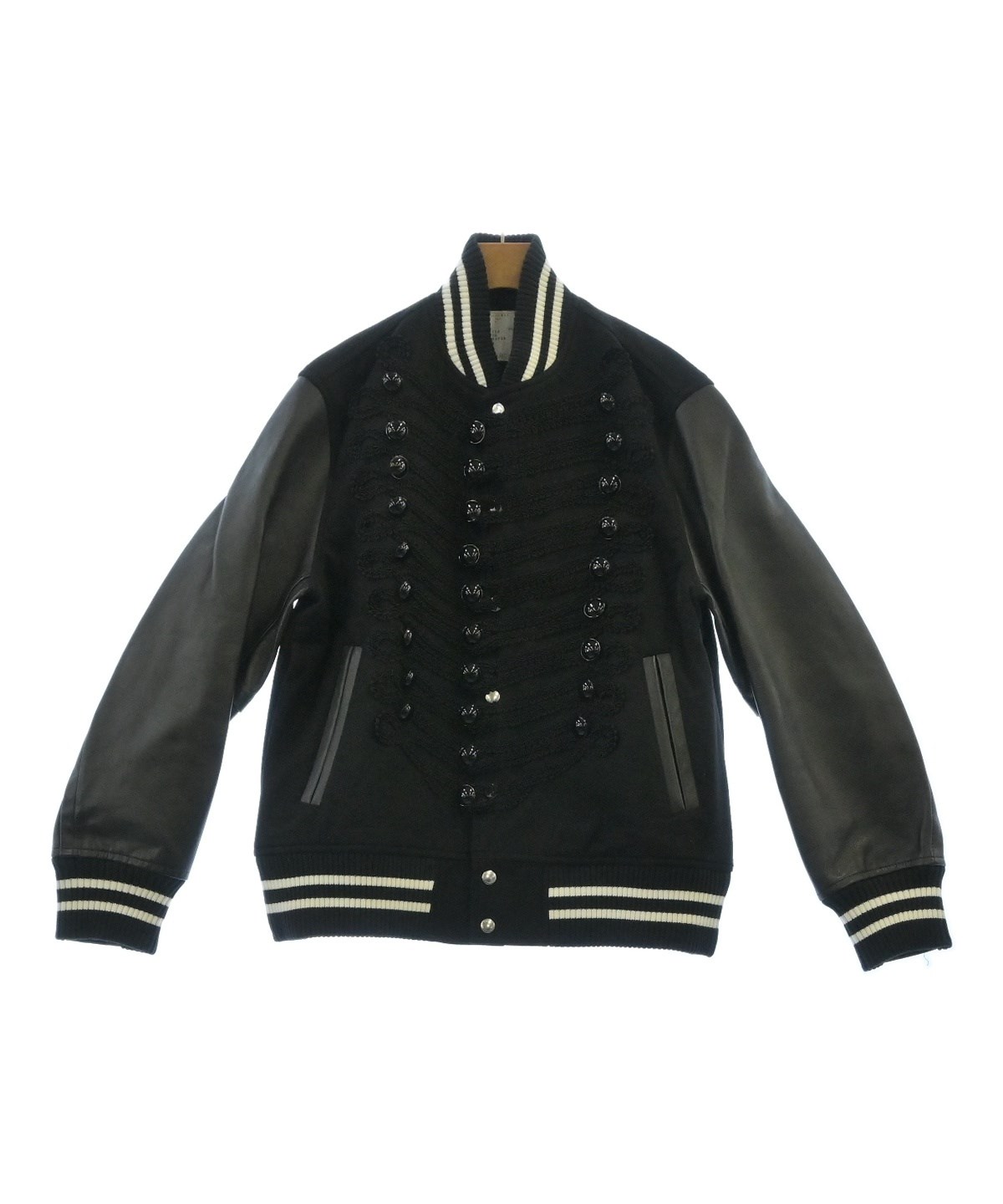 sacai（サカイ）スタジャン 黒 サイズ:1(S位) メンズ