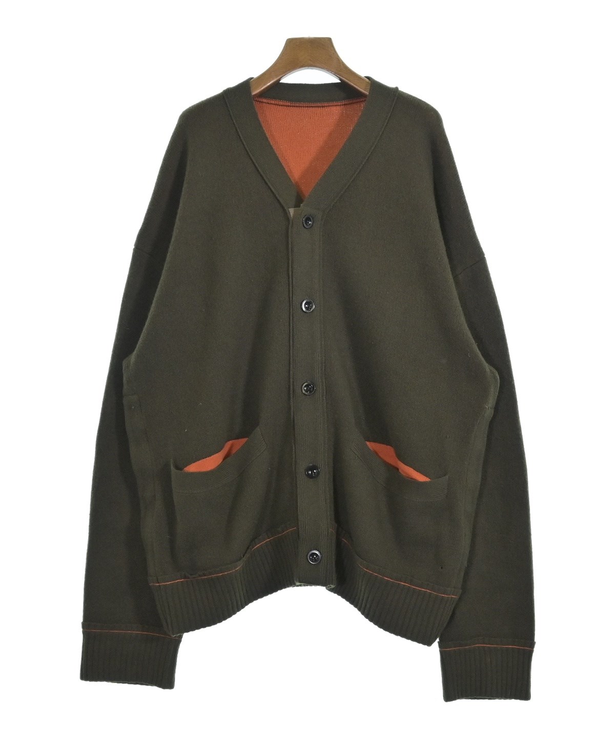 Sacai カーディガン サカイ - sacai | Suiting Mix Knit Cardigan-Brown-1の通販