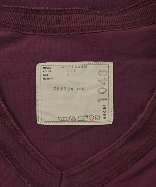 sacai（サカイ）Tシャツ・カットソー 紫 サイズ:3(L位) メンズ/2200614201178