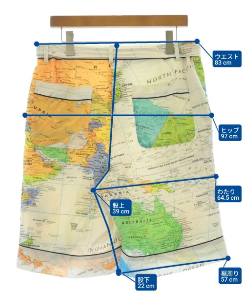 sacai（サカイ）ショートパンツ 白 サイズ:3(L位) メンズ/2200616426241