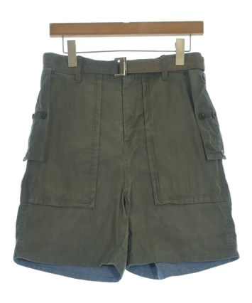 極美品✨sacai luck メルトンショートパンツ カーキ 金ボタン 1サイズ sacai（サカイ）ショートパンツ カーキ サイズ:1(S位) メンズ
