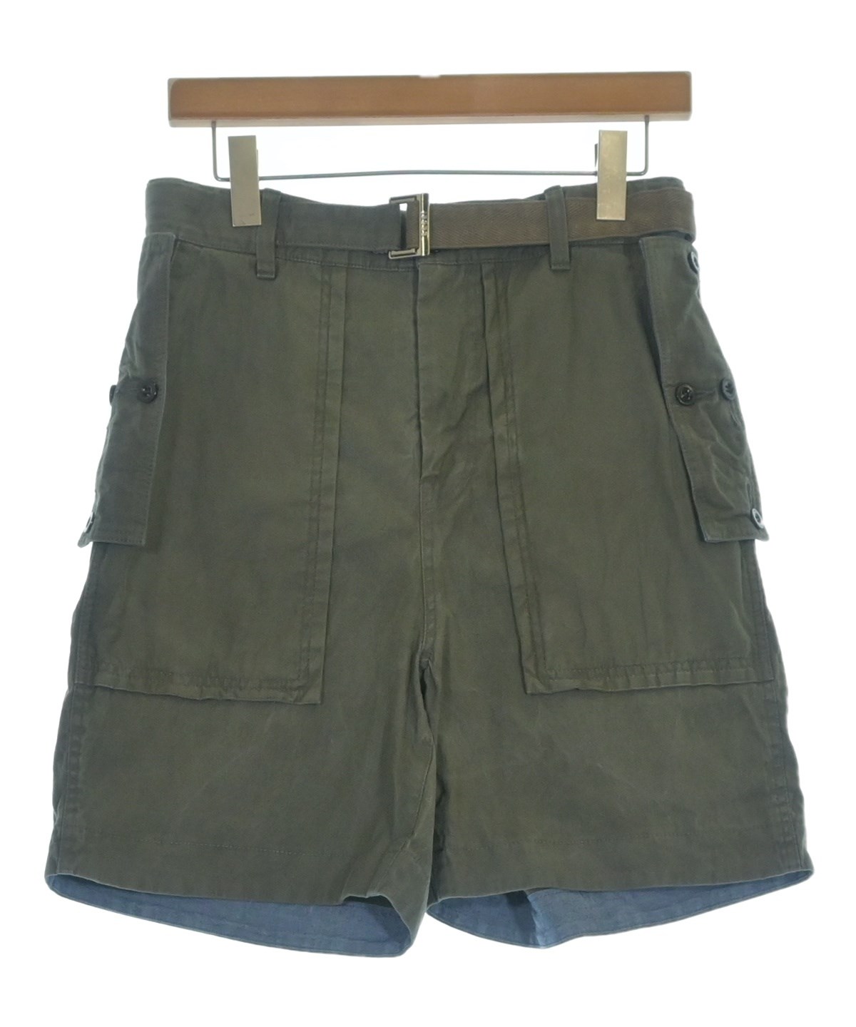 sacai（サカイ）ショートパンツ カーキ サイズ:1(S位) メンズ