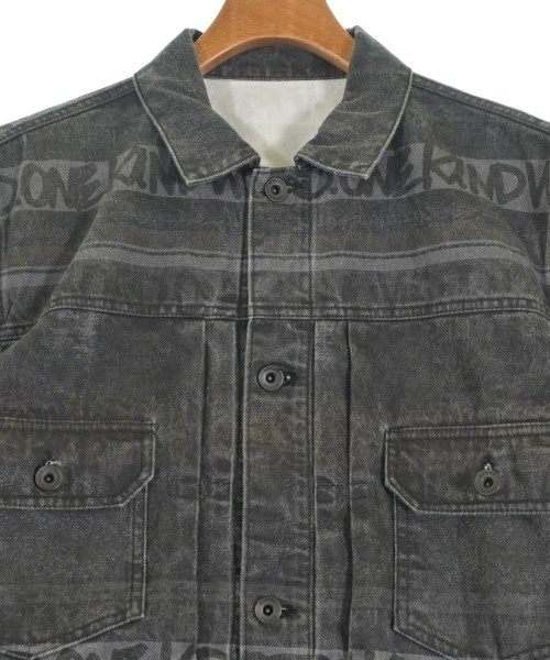 sacai（サカイ）デニムジャケット グレー サイズ:-(XL位) メンズ/2200619630010