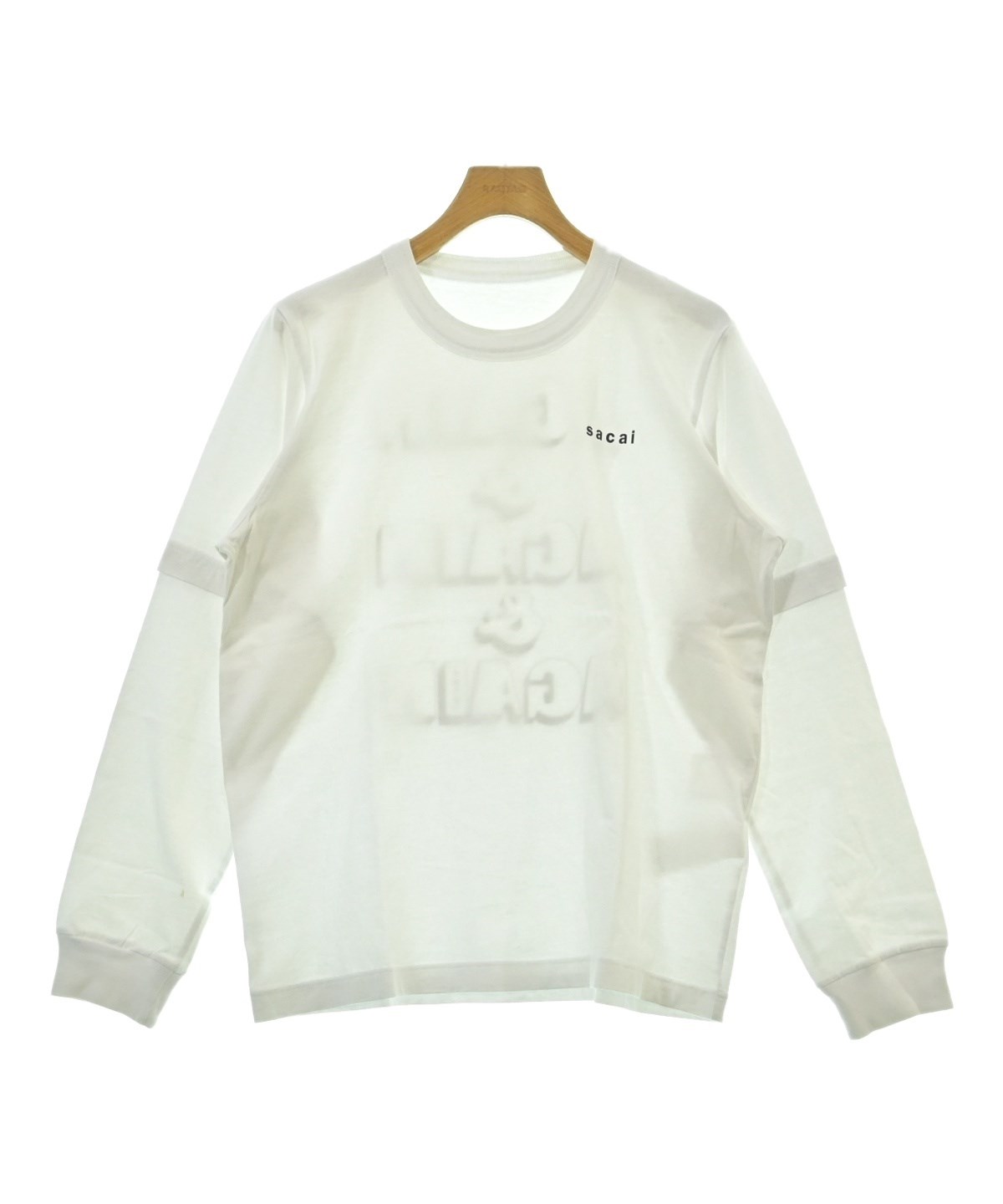 sacai カットソー sacai（サカイ）Tシャツ・カットソー 白 サイズ:4(XL位) メンズ