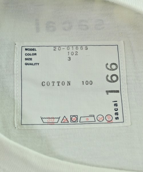 sacai（サカイ）Tシャツ・カットソー 白 サイズ:S メンズ/2200616372050