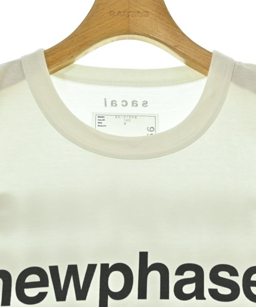 sacai（サカイ）Tシャツ・カットソー 白 サイズ:S メンズ/2200616372050