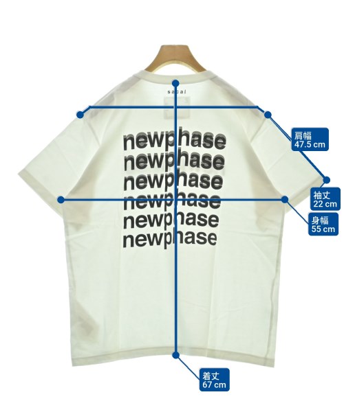 sacai（サカイ）Tシャツ・カットソー 白 サイズ:S メンズ/2200616372050