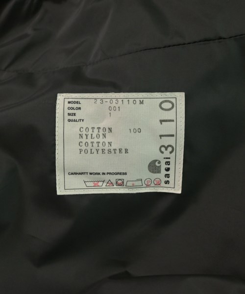 sacai（サカイ）カバーオール 黒 サイズ:1(S位) メンズ/2200623748015