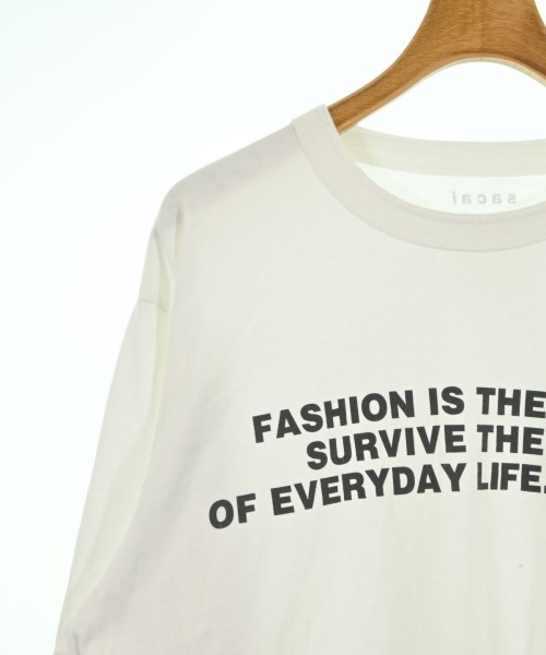 sacai（サカイ）Tシャツ・カットソー 白 サイズ:5(XXL位) メンズ/2200624449058