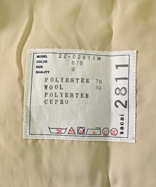 sacai（サカイ）スラックス 黄 サイズ:0(XS位) メンズ/2200624475026