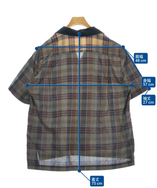 sacai（サカイ）カジュアルシャツ カーキ サイズ:2(M位) メンズ/2200625545186