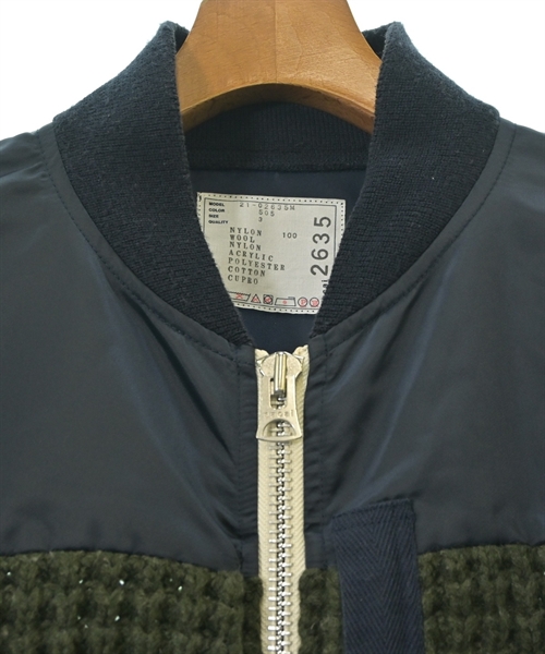 sacai（サカイ）ブルゾン 緑 サイズ:3(L位) メンズ/2200625934010