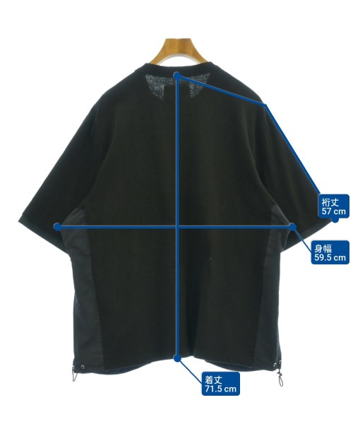 sacai（サカイ）Tシャツ・カットソー 黒 サイズ:3(L位) メンズ/2200618360086