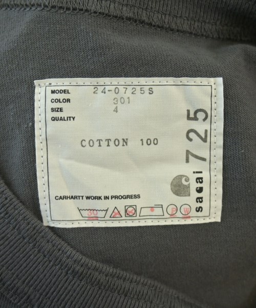 sacai（サカイ）Tシャツ・カットソー グレー サイズ:4(XL位) メンズ/2200618360185