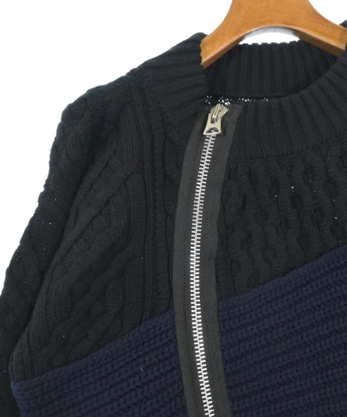 sacai（サカイ）ニット・セーター 黒 サイズ:1(S位) メンズ/2200625841288