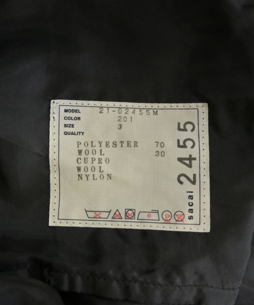 sacai（サカイ）その他 グレー サイズ:3(L位) メンズ/2200626147037
