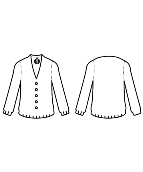 sacai（サカイ）カーディガン 茶 サイズ:2(M位) メンズ/2200627048043