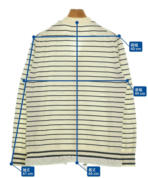 sacai（サカイ）カーディガン 白 サイズ:2(M位) メンズ/2200627967016